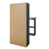 Black Desk Table and Bookshelf for Home Office - Piranha Furniture Labrinth
