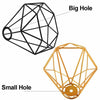 Industrial Geometric Ceiling Pendant Light Easy Fit Metal Cage Pendant Fixture