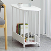 Small End Table Oval Side Table for Small Spaces Sofa Side Table for Living Room