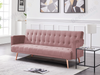 Velvet Sofa Bed Grey Pink Blue or Green With Rose/Golden Legs Elegant Sofabed