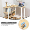 360° Rotating Side Table Sofa End Desk w/Wheels Laptop Workstation Home Office