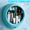 Wall-Mounted ABS Makeup Cosmetic Storage Box Dustproof Organizer Holder Rack
