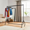 New Super Heavy Duty Durable Sturdy Steel Portable Wardrobe Hanging Clothes Rail