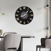 Wall Clock Illuminated / Solid Numerals Silent Retro Chic Decor 12-13inch Clocks