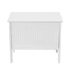 Ottoman Toy Box Chest Wooden Storage Blanket Bedding Trunk Cabinet UK