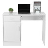 Small White Computer Desk Study PC Table Laptop Home Office Workstation Drawer