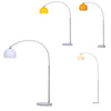 Chic Curved Dome Lampshade Arched Floor Lamp Adjustable Pedal Switch Living Room