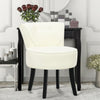 Dressing Table Stool Fabric Padded Seat Makeup Vanity Chair Bedroom Living Room