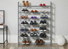 7 Tier Shoe Rack Storage Unit Display Shelf Organiser Grey