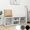 High Gloss Shoe Storage Bench Hallway Organizer Glossy Cabinet Furniture Unit