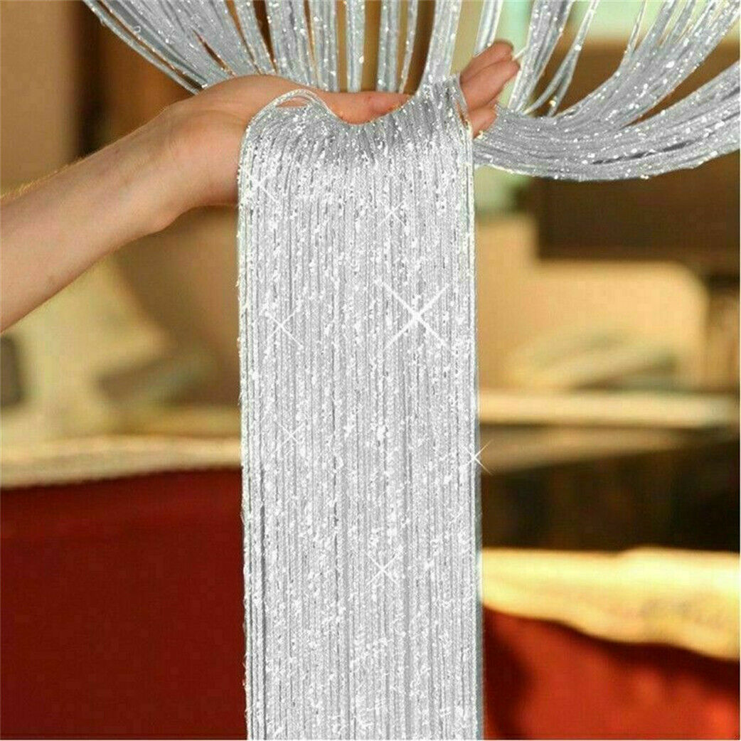 Bead String Curtain Panel Patio Door Fly Screen Room Divider