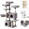 Large Cat Tree Activity Centre Multilevel Scratching Post Kitten Climbing Tower