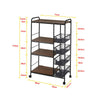 Kitchen Cart Shelving Microwave Oven Fruit Storage Rack Stand Shelf Organiser