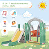 5 in 1 Kids Swing Slide & Climber Set Toddler Baby Indoor Outdoor Playground Toy