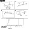 Hand Motion Sensor LED Strip Light Tube Lamp Kitchen Cupboard Under Cabinet Lamp