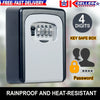 4 Digit Outdoor High Security Wall Mounted Key Safe Box Code Secure Lock-Storage