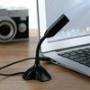 Desktop USB Microphone Stand Mini Studio Speech MIC for PC Laptop Netbook WW UK