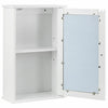 NEW SINGLE MIRROR CABINET WITH SHELF WALL MOUNTED STORAGE BATHROOM TOILET HOME
