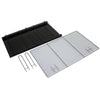Brick BBQ DIY Kit Charcoal Barbecue Chrome Grill Built In Heavy Duty 67cm x 39cm