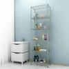 6 Tier Silver Metal Storage Rack/Shelving Wire Shelf Kitchen/Office Unit Stand