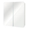 Mondeer Bathroom Cabinet Cupboard Mirrored Double Full Door Wall Mounted 68Lx60H