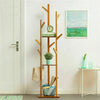 Clothes Coat Hat Rack Tree Stand Shelf Wooden Hanger Organizer 3 Layer 10 Hooks