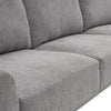 Modern Grey L-Shaped Corner Sofa 2 Seater Armchair Couch With Footstool Relaxing