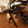 Gaming Desk Gaming Table K-Shaped Computer Desk Gamer Desk with Full Equipment