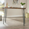 Industrial Narrow Hallway Console Table Rustic Slim Sofa Side Table HallCorridor