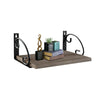 Floating Wall Shelves Picture Ledge Industrial Display Rack Books Hanging Shelf