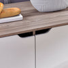 2 Doors Storage Cabinet Sideboard Table Cupboard Living Room Kitchen 80*40*80cm