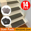 14PCS Carpet Stair Treads Mats Floor Mat Protection Cover Step Staircase Pads UK