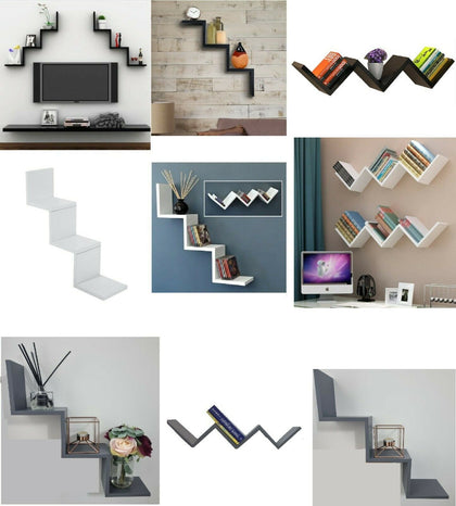 Floating Wall Shelves Shelf Storage Wood Display Bookcase Unit Home Decoration