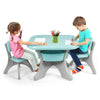 Kids Table Chair Set Children Toddler Study Painting Desk Home School W/ Drawers