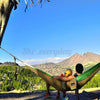 Double Person Parachute Nylon Hammock Outdoor Travel Camping Swing Hanging Bed