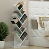 Wooden Wood Floor Desk CD/Books Shelves Display Shelf Stand Bookshelf Storage UK