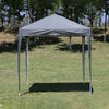 2X2 m Grey Pop-up Gazebo Waterproof Marquee Canopy Outdoor Garden Tent