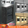 4PCS Solar Wall Lights Up & Down Lamp Decor Waterproof Garden Outdoor Fence Yard