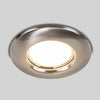 Metal Recessed Downlights x10 Brushed Chrome GU10 Recessed Ceiling Spot Light