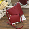 2PCS Lady Leather Shoulder Bag Tote Purse Girls Handbag Crossbody Satche