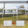 Gazebo Party Tent Marquee 3x3m Waterproof PVC Garden PE Outdoor Wedding Canopy
