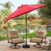 45cm Garden Umbrella Stand 17L Fillable Outdoor Parasol Base for Sand or Water