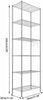 6 Tier Silver Metal Storage Rack/Shelving Wire Shelf Kitchen/Office Unit Stand