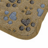 Fine-Pet Warm Pet Mat Large Paw Print Cat Dog Puppy Fleece Soft Blanket Cushion