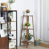 Plant Ladder Shelf Tall Rack Vintage Wall Furniture Rustic Wooden Display Stand