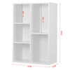 5 Cube Bookcase Display Cabinet Bookshelving Storage Unit Organiser Rack White