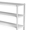 5 Tier Stainless Steel Shelving Unit 4ft Commercial Kitchen Storage Shelf Stand