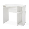 Modern Computer Desk PC Laptop Study White Table Workstation w/Shelf Home Office