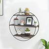 Floating Shelves Metal Wall Shelf Decoration Office Storage Hanging Display Rack