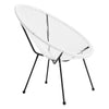 Mesh Rattan Egg Chair & Table Balcony Bistro Set Outdoor Patio Garden Furniture